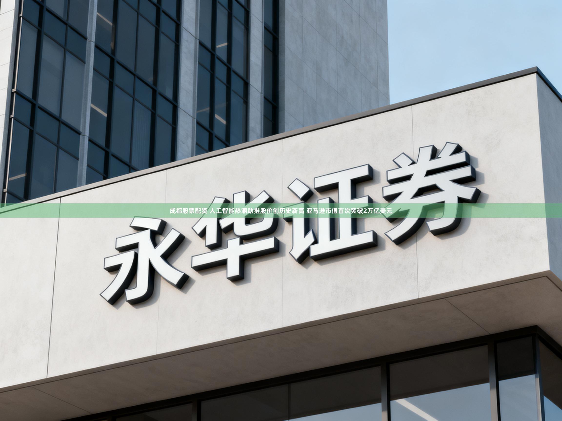 成都股票配资 人工智能热潮助推股价创历史新高 亚马逊市值首次突破2万亿美元